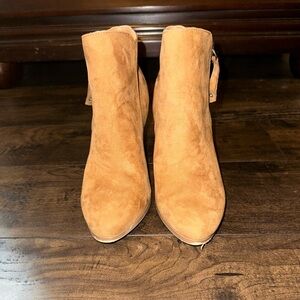 Tan Suede Ankle Boots